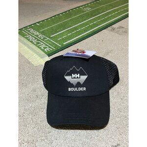Helley Hanson Boulder Colorado - Black Mesh Trucker Hat